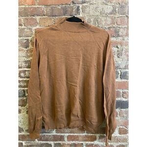 Fairlane Brown Straight Neck Sweater Women’s Size XL